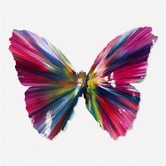 Hirst Damien Butterfly Spin Painting 09 Mutualart