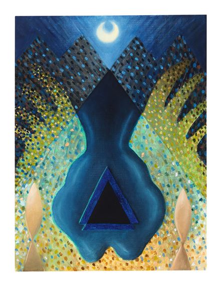 CURVES UNDER A MOON by Loie Hollowell, dated  2014