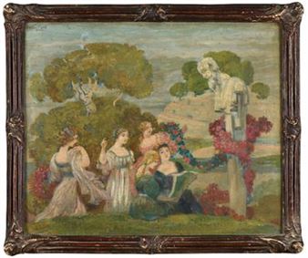 Women in front of Pan - Claudius Denis