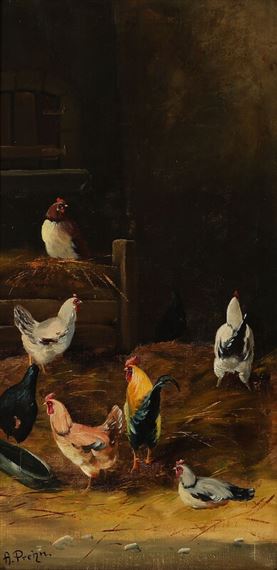 View from a chicken yard by A. Prehn