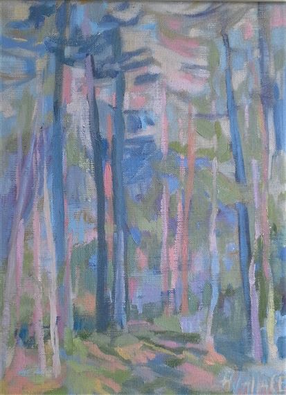 Woodland Scene by H. Wallace