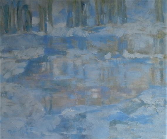 Snowy River Landscape by H. Wallace