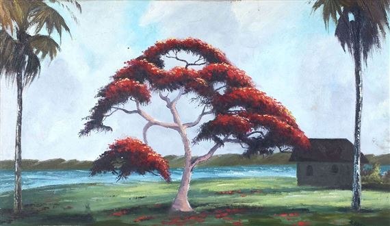 Royal Poinciana Florida Highwaymen Poinciana by Alfred Hair