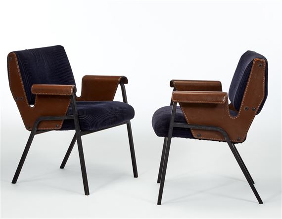 A peir of "Albenga" armchairs by Gustavo Pulitzer Finali, 1954