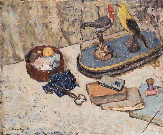 "Natura morta" by Giuseppe Novello, 1950