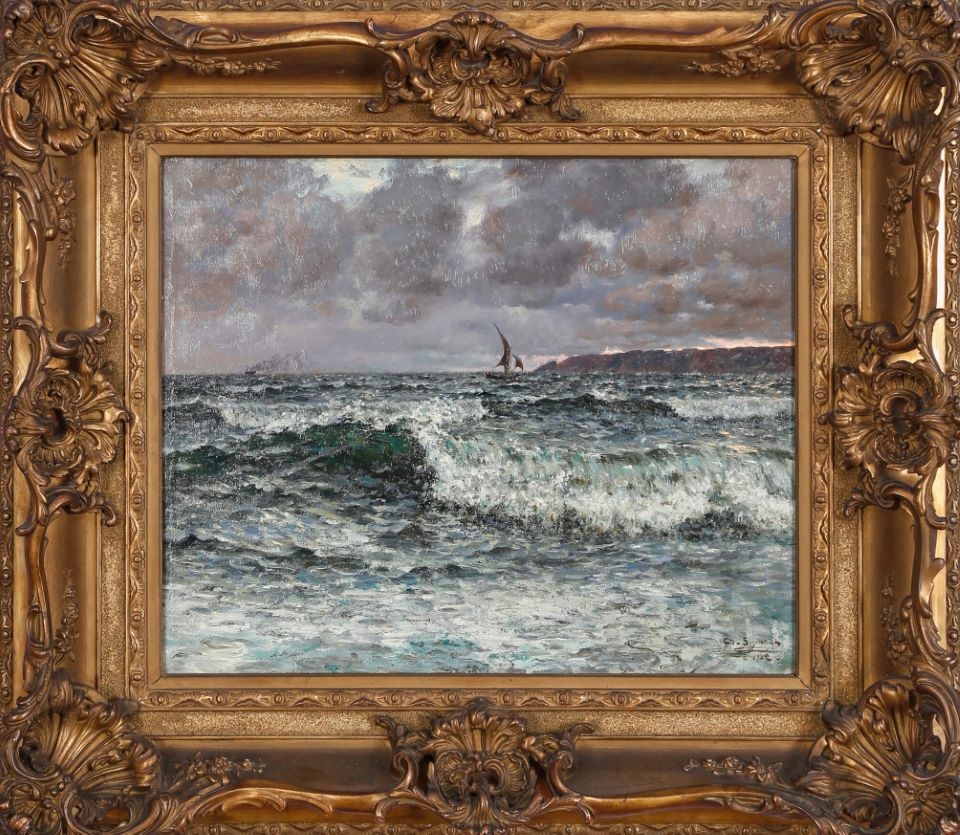Charles Louis Signoret | Paysage marin (1902) | MutualArt