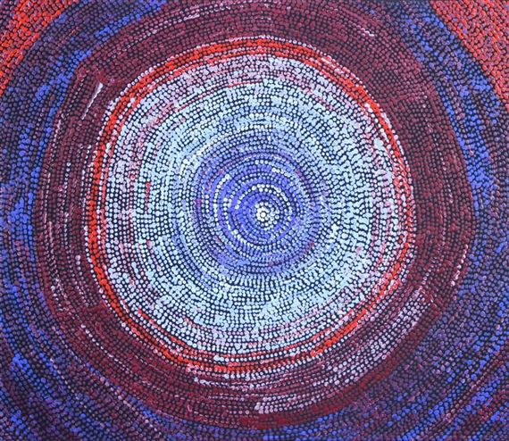 Sabrina Nangala Robertson | Mina Mina Sunset (2018) | MutualArt