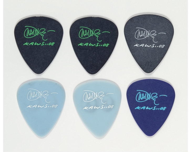 KAWS | Group of Six Guitar Picks (2008) | MutualArt