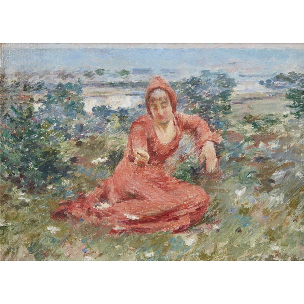 Artwork by Theodore Robinson, Moyen-Age, Made of Oil on canvas