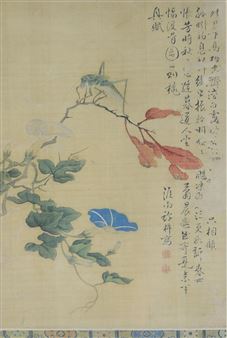 Painting on Silk - Xu Ji