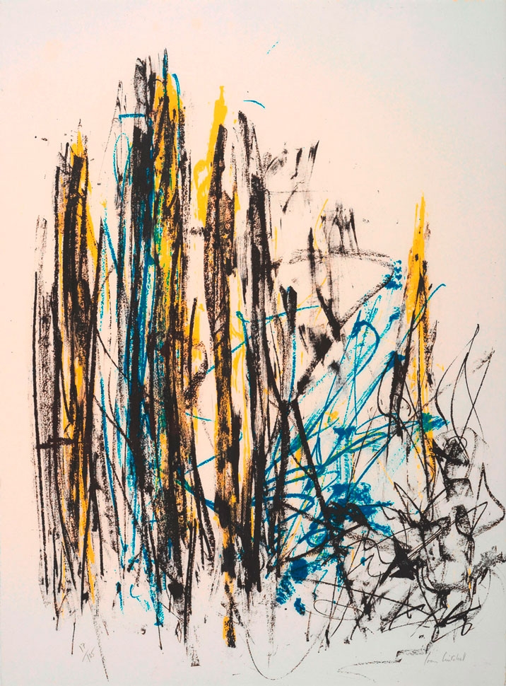 Joan Mitchell ARBRES (TREES BLACK AND RED) (1991 1992) MutualArt