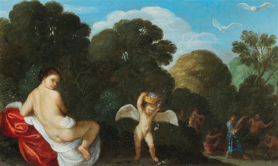 Venus and Cupid by Carlo Saraceni
