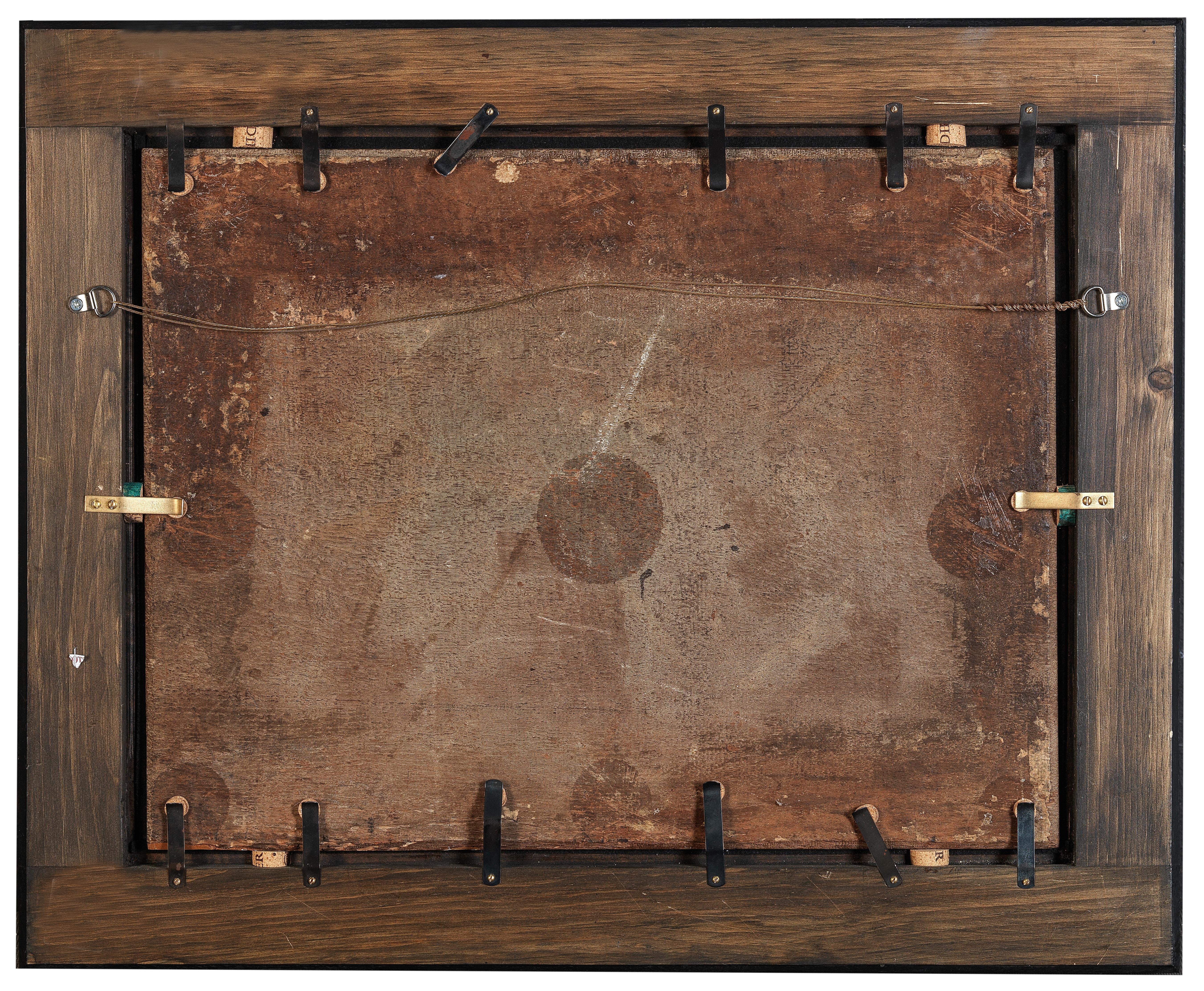 Artwork by Jan ten Compe, The Sint Laurenskerk, Rotterdam, from the Northeast; and The Grote Markt, Haarlem, from the Northwest, Made of oil on panel