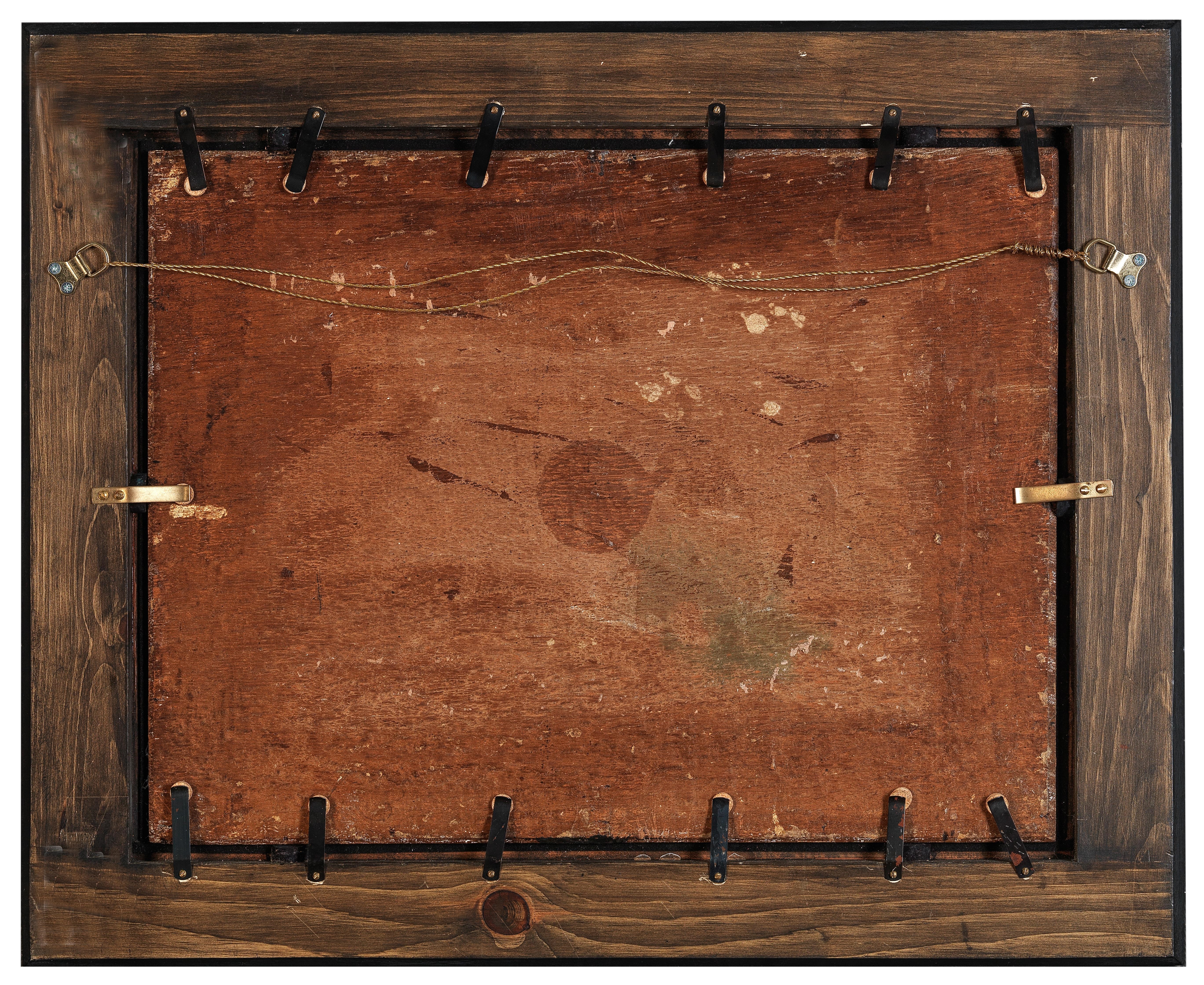 Artwork by Jan ten Compe, The Sint Laurenskerk, Rotterdam, from the Northeast; and The Grote Markt, Haarlem, from the Northwest, Made of oil on panel