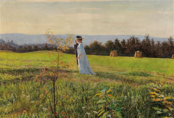 A Summer Day by Emanuel Baschny, 1910