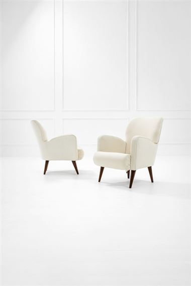 Coppia di poltrone by Gustavo Pulitzer Finali, circa 1950
