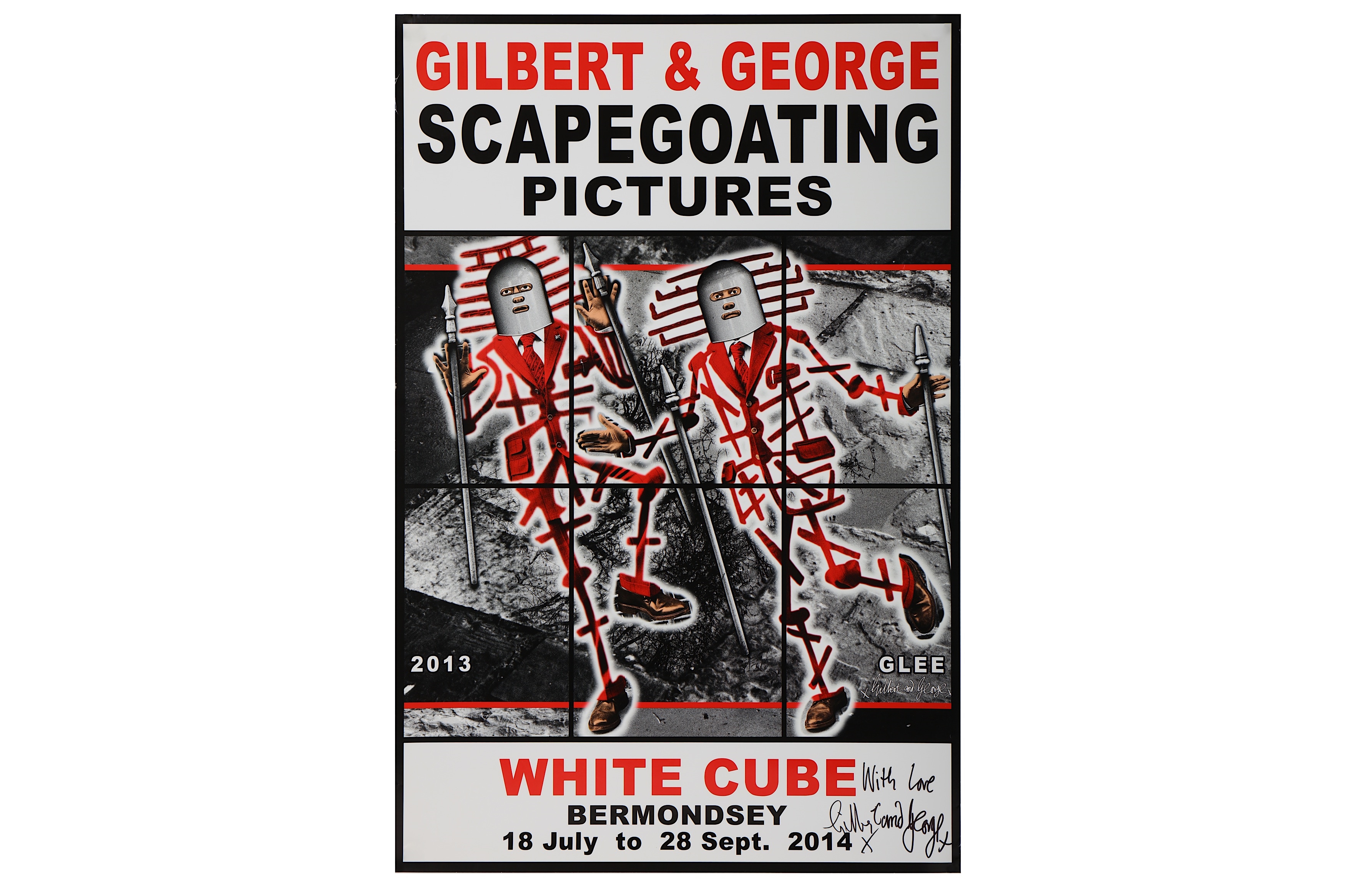 'Scapegoating Pictures' by Gilbert & George, 2014