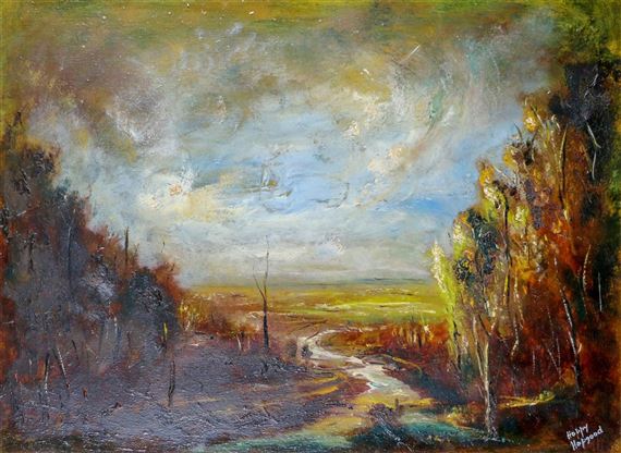 Landscape by Charles Edward Hopgood, circa1968