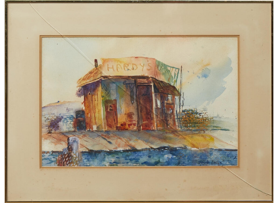 Artwork by Jesse Dalton Bilbo, Hardy's, Made of watercolor