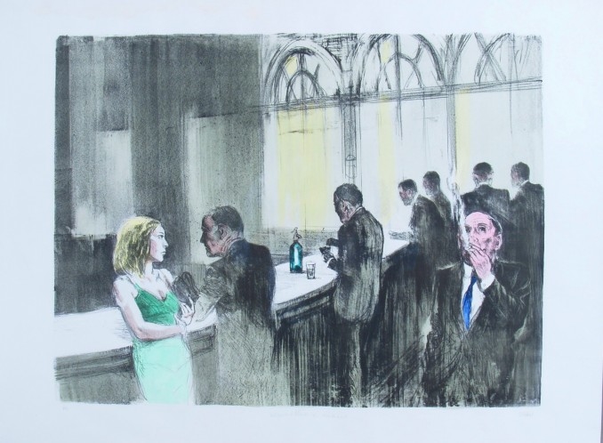 Bar Roma by Alberto Sughi