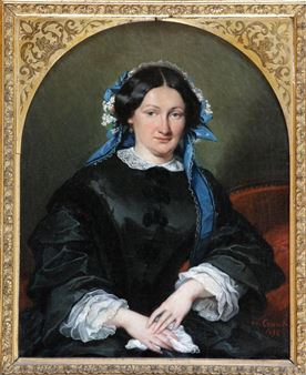 Portrait supposé de Madame de Mortemart - Charles Alexandre Crauk