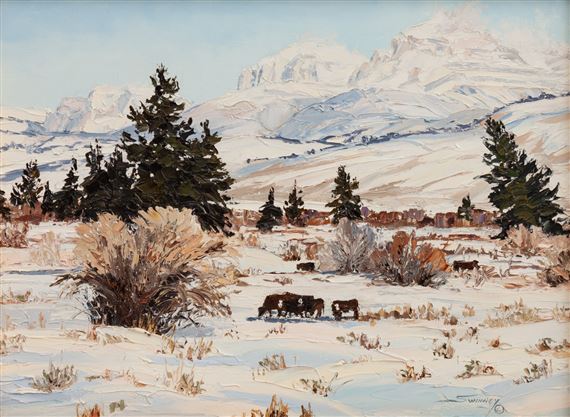 Winter in the Du Noir Valley by Carol Swinney