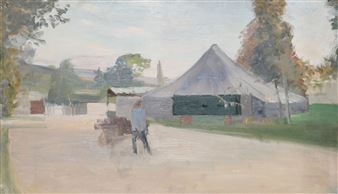 Forain à la brouette - Hippolyte Durand-Tahier