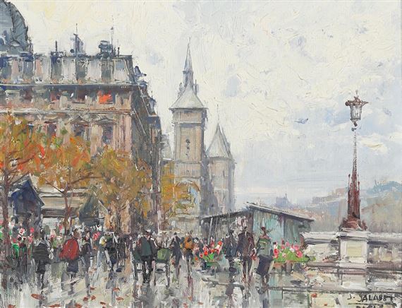 Le Marché aux fleurs à Paris by Juan Bayón Salado