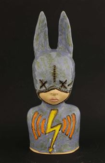 'BUNNY SCULPTURE - LIGHTNING BOLT' - Iwo Rynkiewicz