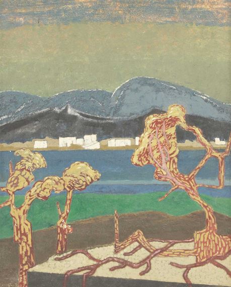 'MOUNTAIN BAY' by Josselin Reginald Cortenay Bodley, dated 1959