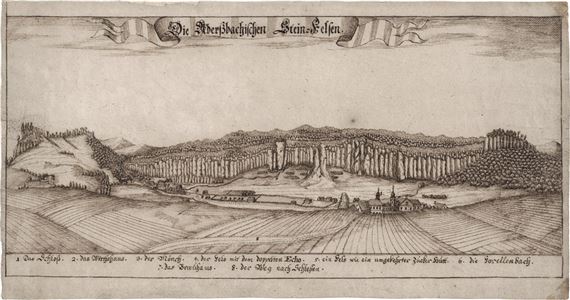 Die Aderbachischen Stein-Felsen by German School, 18th Century, 18th century