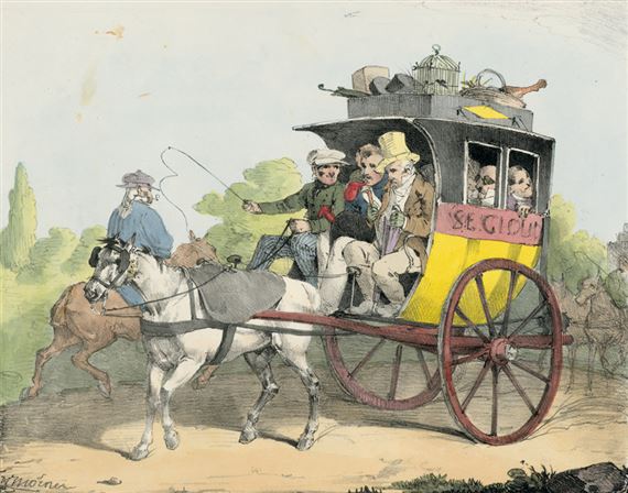 Twenty-five works: Rese Minnen från Frankrike Tyskland och Italien (25) by Carl Gustaf Hjalmar  Mörner, circa 1829