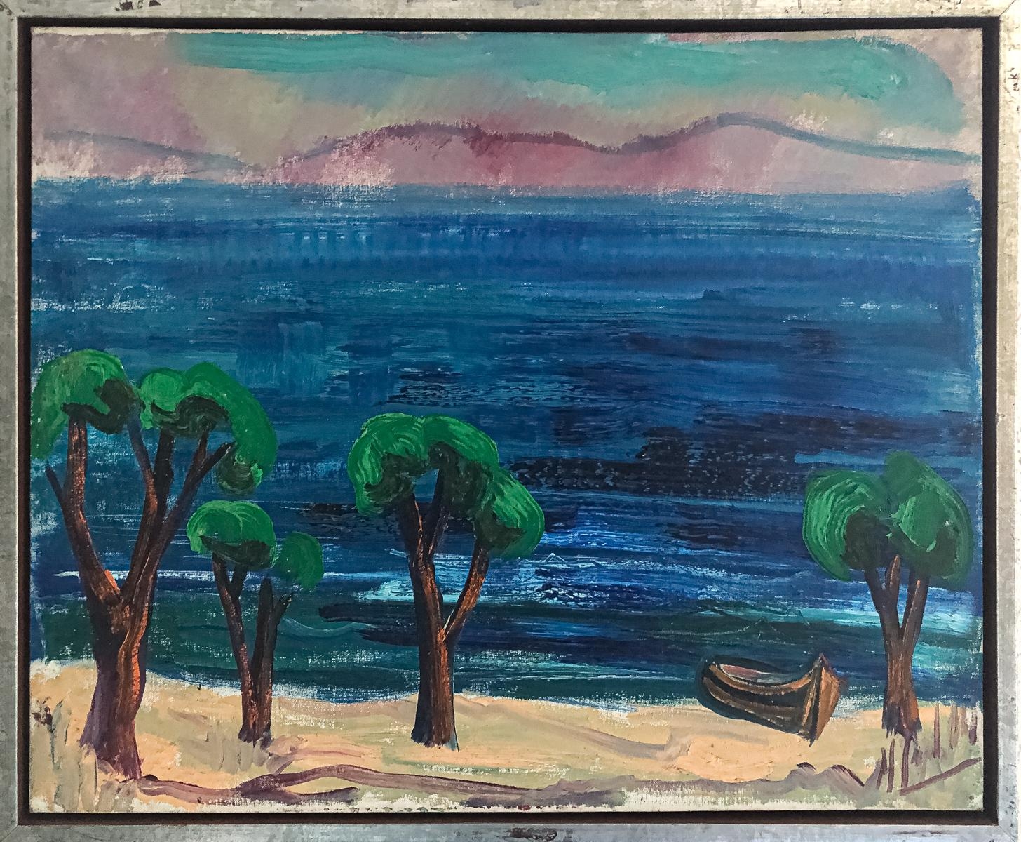 Artwork by Manuel Capdevila Massana, Mar de Galilea, Made of Oil on canvas