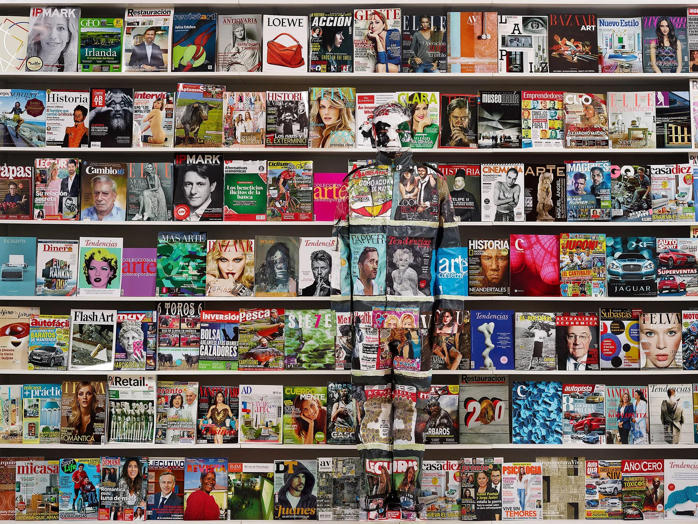 Artwork by Liu Bolin, Spain Magazine, Made of Epson Ultra Giclee