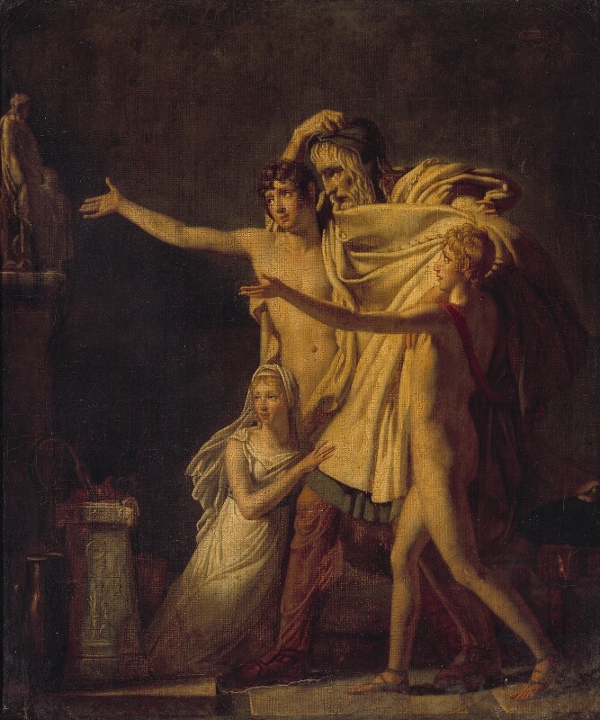 An offering to Aesculapius by Pierre-Narcisse Guerin