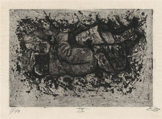 Gefunden beim Grabendurchstich (Auberive) by Otto Dix, 1924