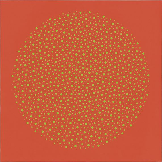 Two works:Grün auf Rot; Rot auf Grün by Kuno Gonschior, 1968