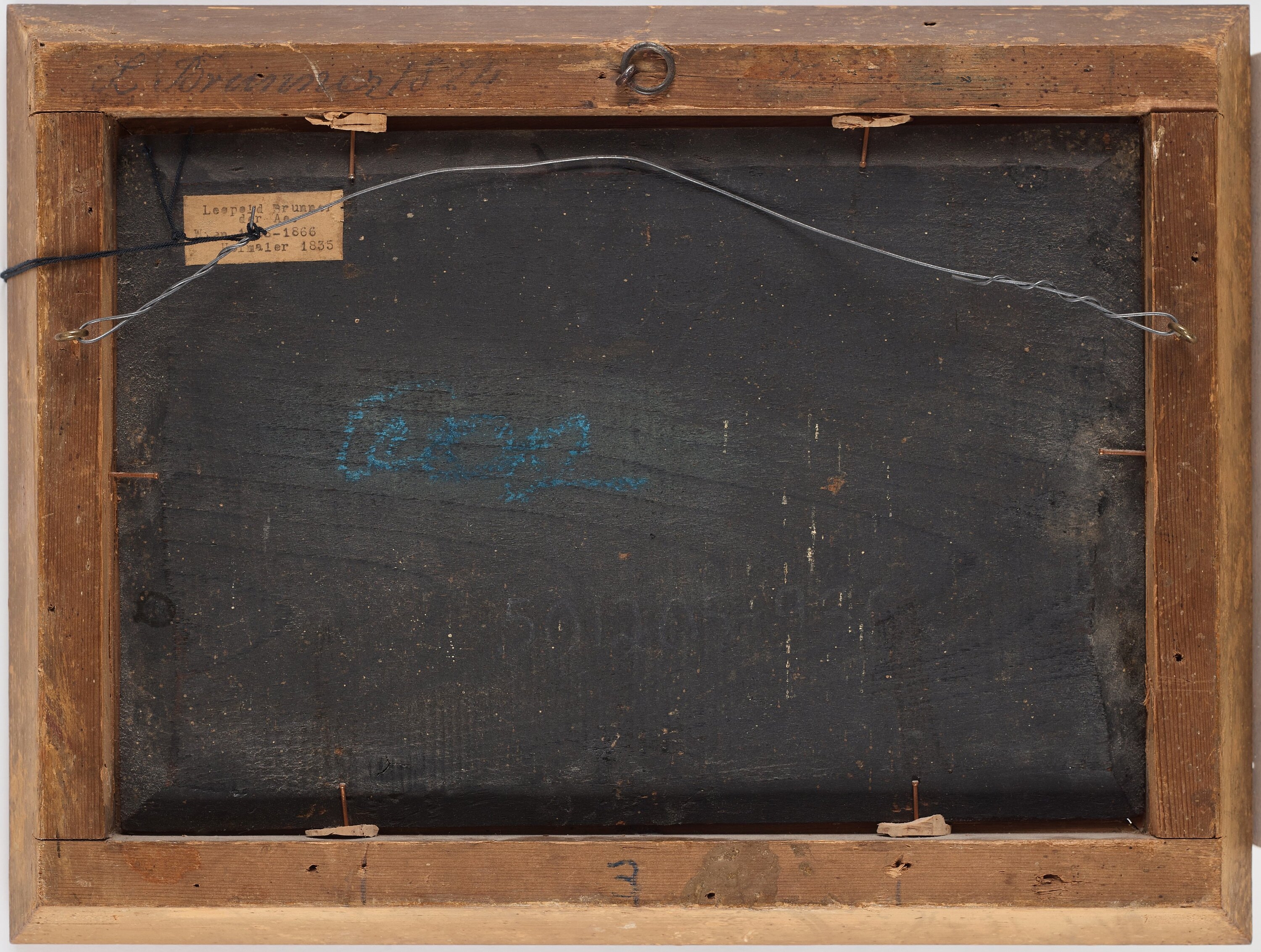 Artwork by Leopold Brunner the Elder, Still lifes with birds and fruits (2), Made of Panel