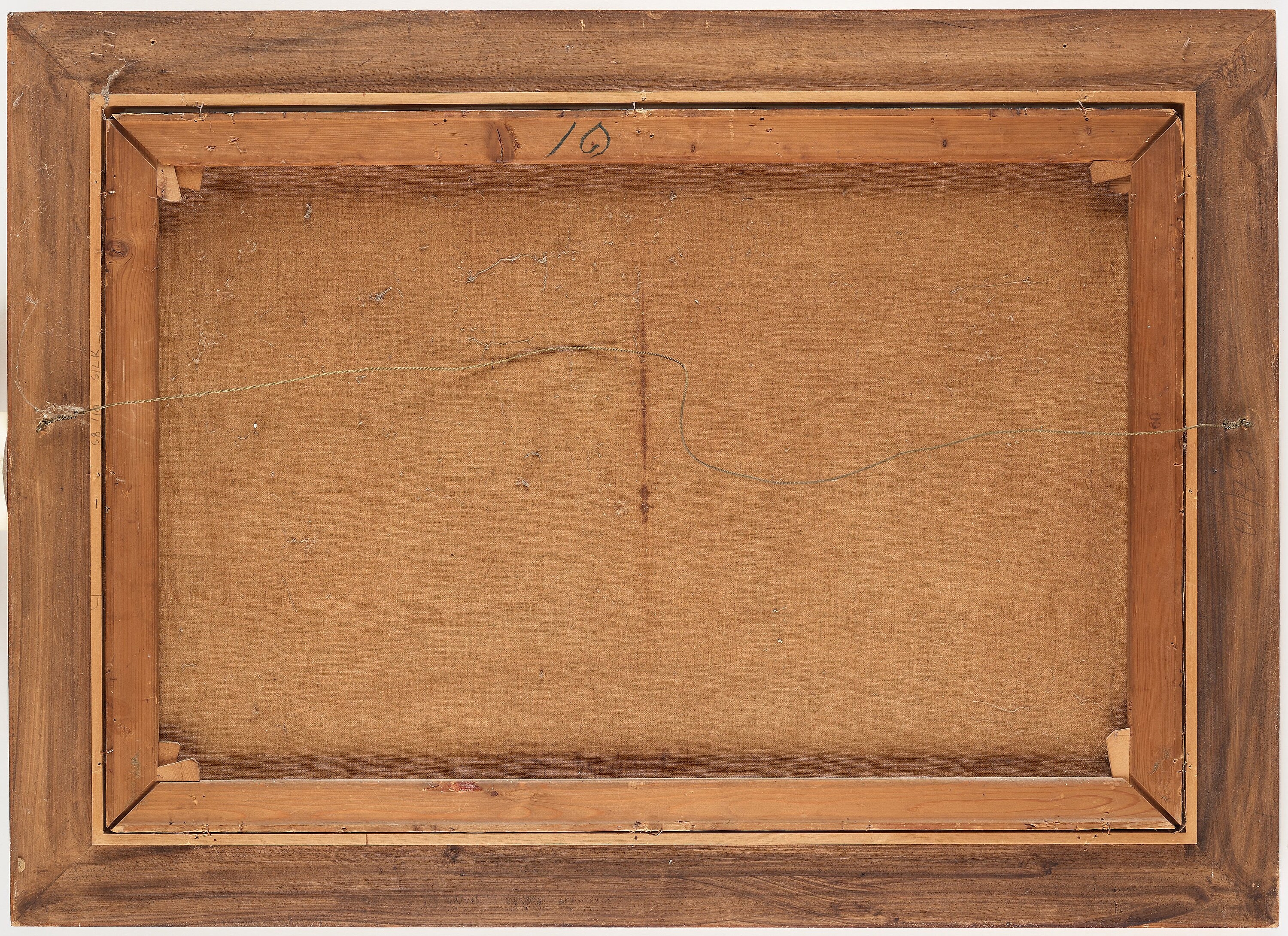 Artwork by Peder Mork Monsted, Winterscene from Vignaes, Made of Oil on canvas