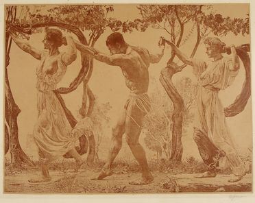 DER TANZ (LA DANZA) by Otto Greiner, 1896