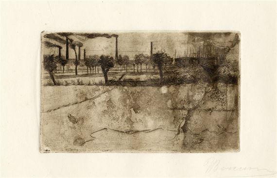 PERIFERIA (O DINTORNI DI MILANO) by Umberto Boccioni, 1908