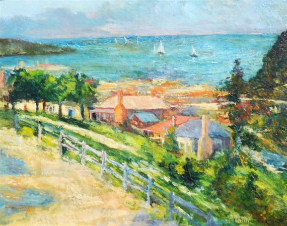 Coastal Scene by E. Phillips Fox