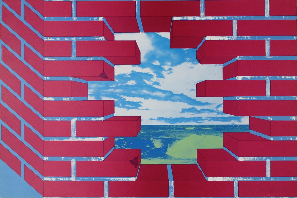 Artwork by Mogens Egil, Senza titolo, Made of serigraphy