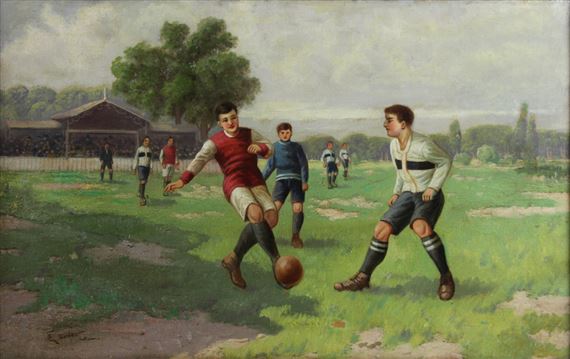 Soccer Players by E. Roder