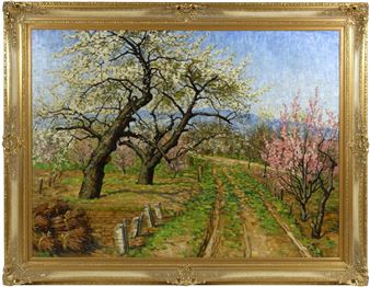 Blühende Frühlingslandschaft - Michel Koch