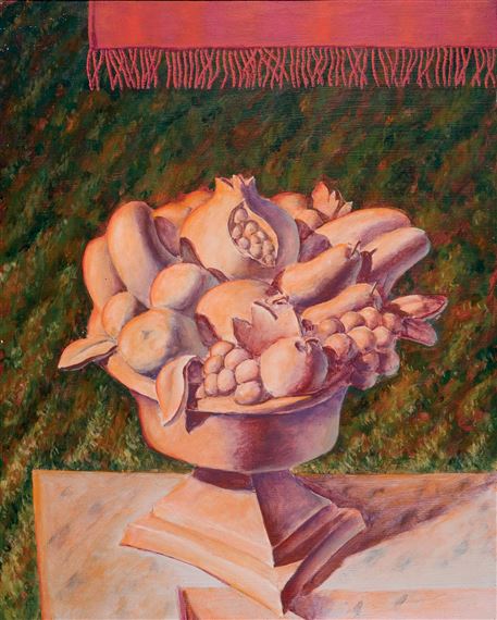 "Frutas de escayola al atardecer" by Guillermo Pérez Villalta, 1974-1975