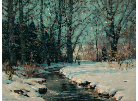 The Brook by John Fabian Carlson