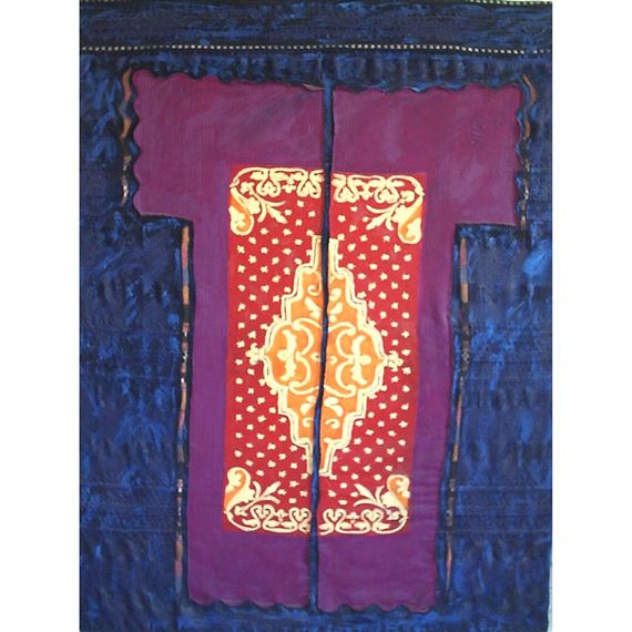 A roupa by Leda Catunda, 1988