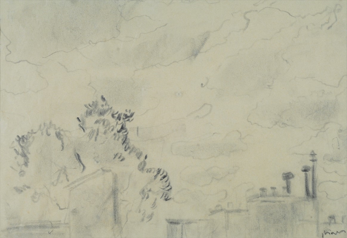 Artwork by Filippo de Pisis, TETTI, Made of Pencil on paper