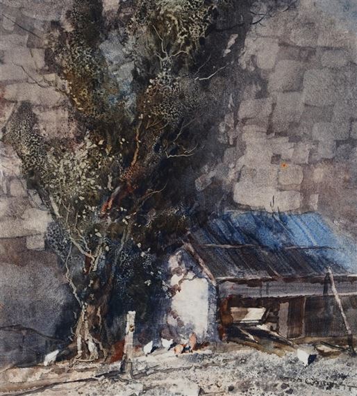 Tom Garrett | Farmyard Landscape | MutualArt